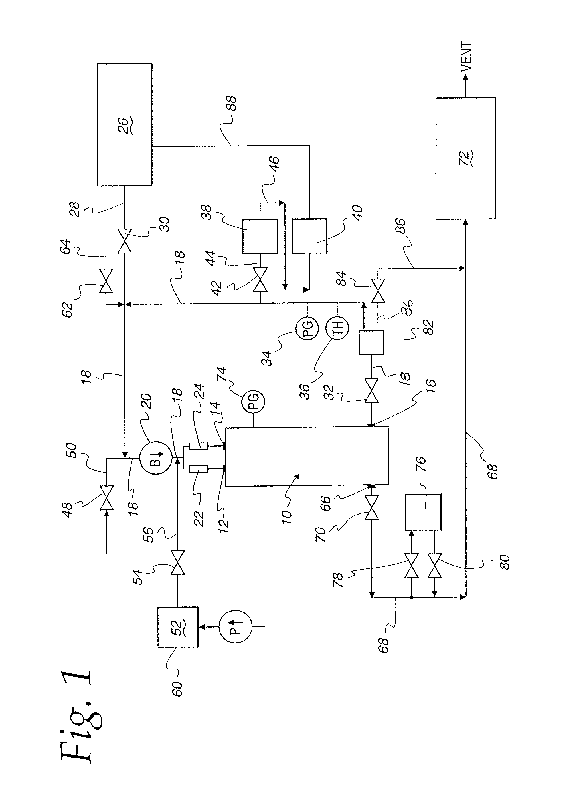 Sterilization system for a blow/fill/seal machine