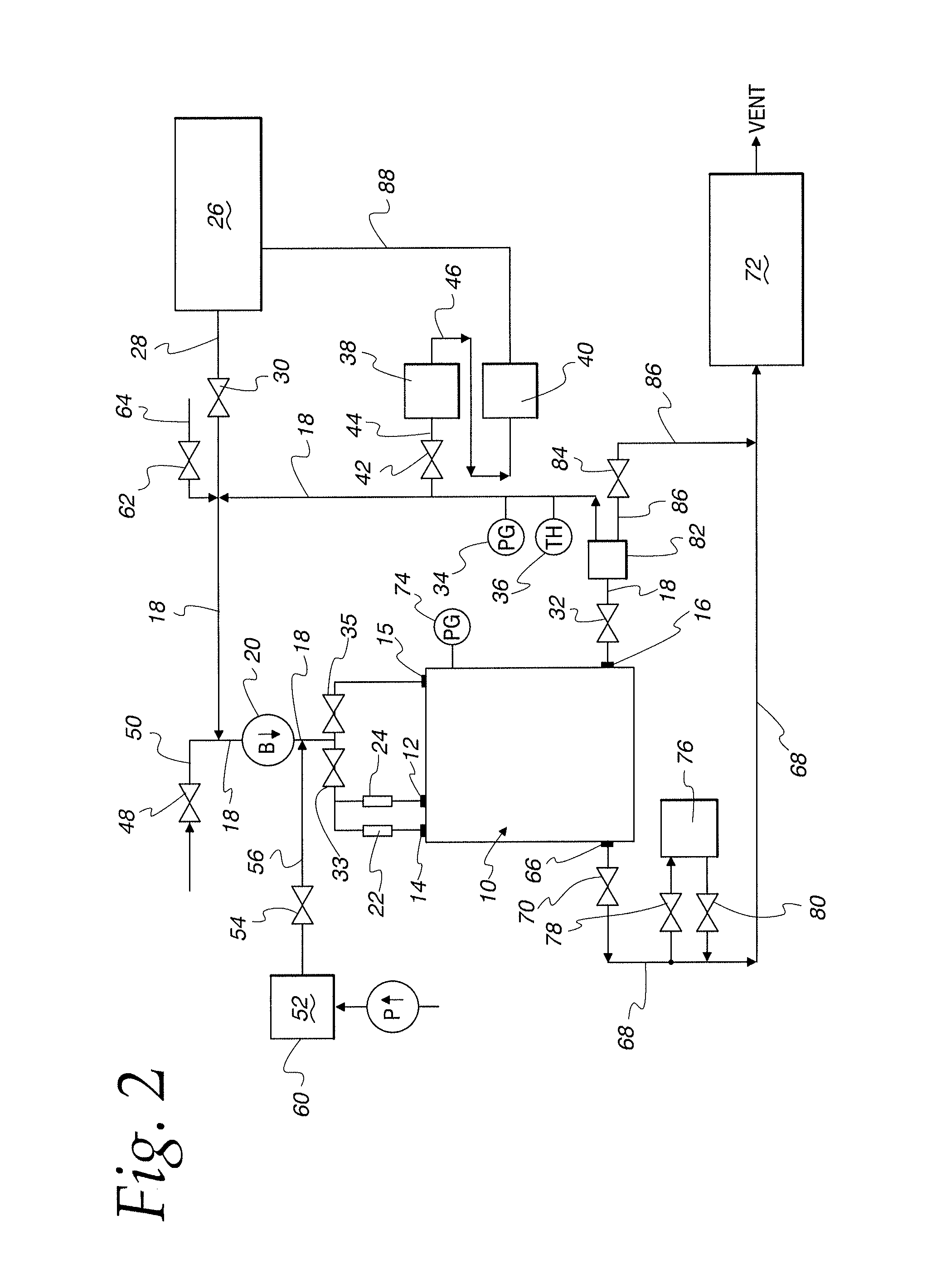 Sterilization system for a blow/fill/seal machine