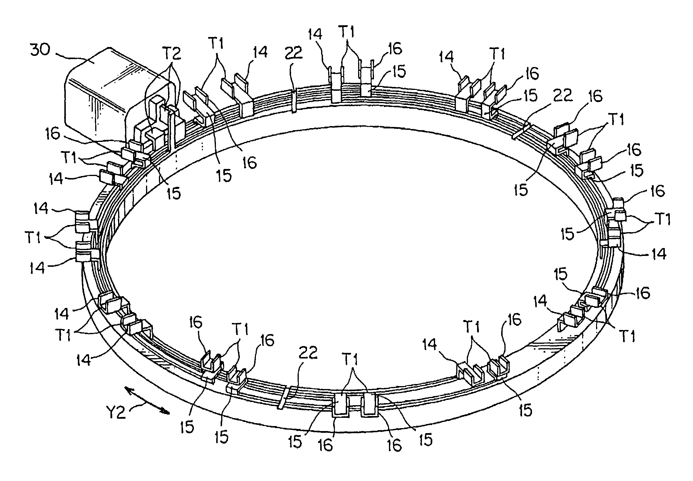 Electric power distribution device