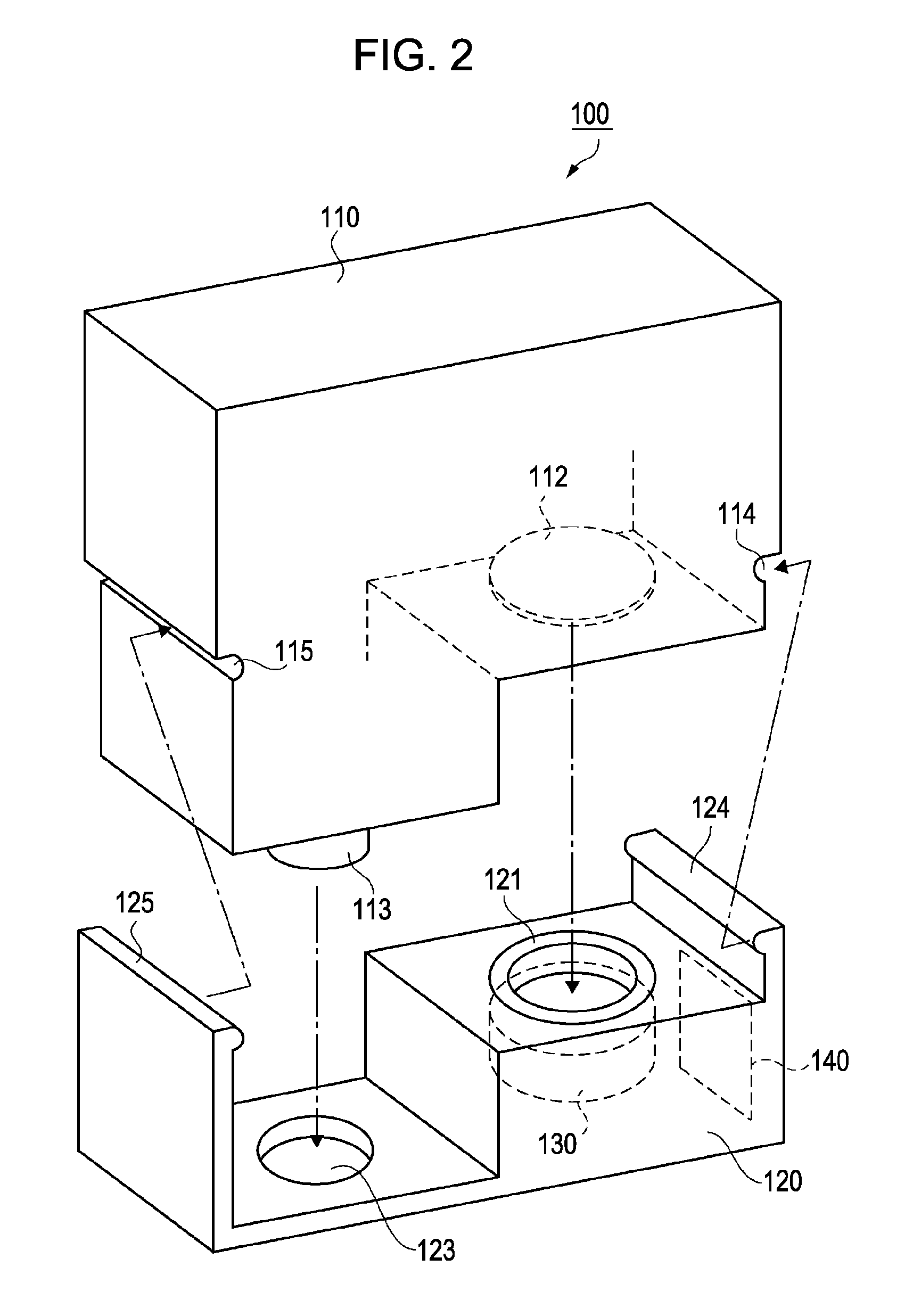 Liquid storage container and liquid storage body-receiving mamber