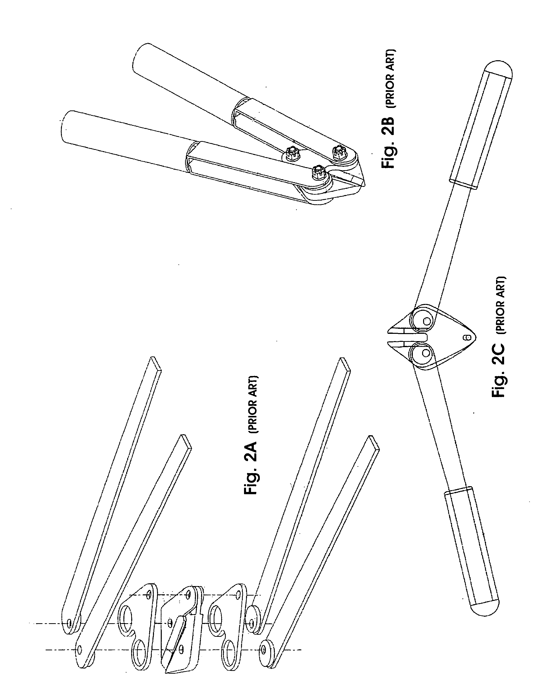 Two-stage attachment for cutting, crimping etc, and mechanical method thereof