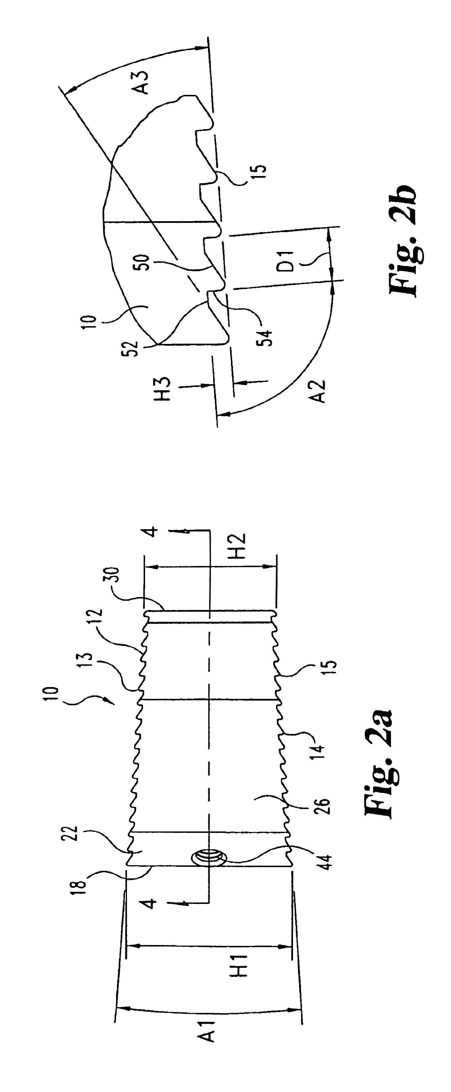 Anterior impacted bone graft and driver instruments