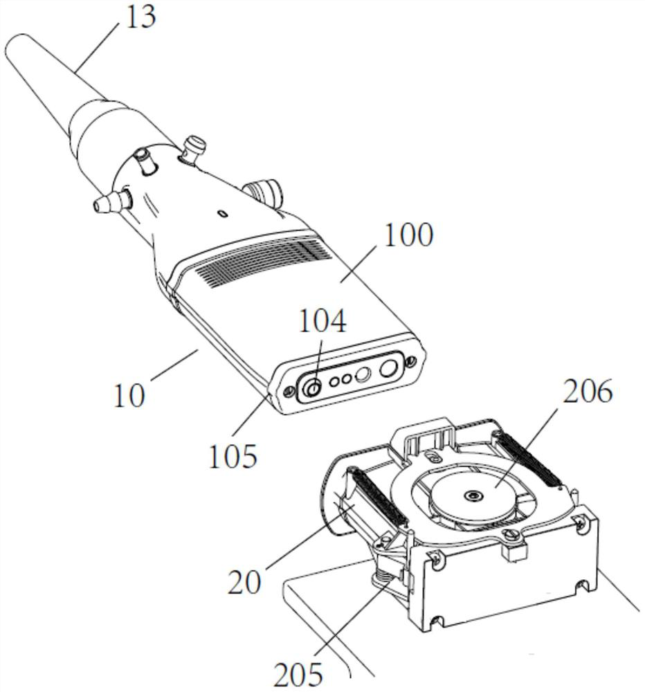 Connector heads, connector housings, connection systems, light source units and endoscopes