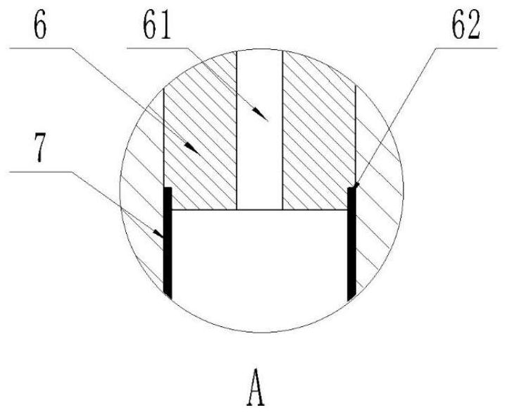 Inflatable thermal forming method and forming die for vertical pipe