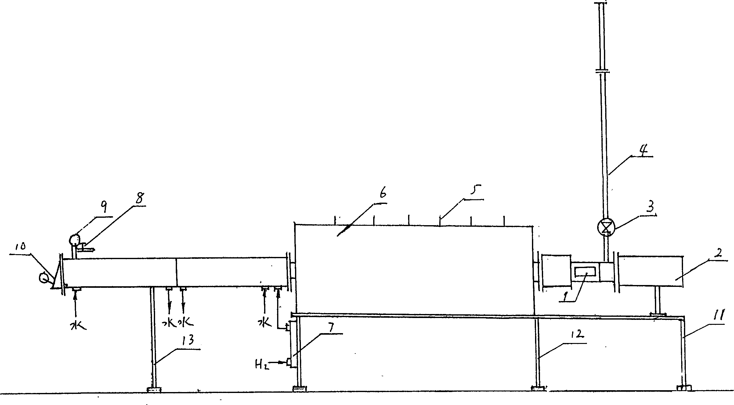 Preparation method and equipment for nano-grade superfine cobalt powder