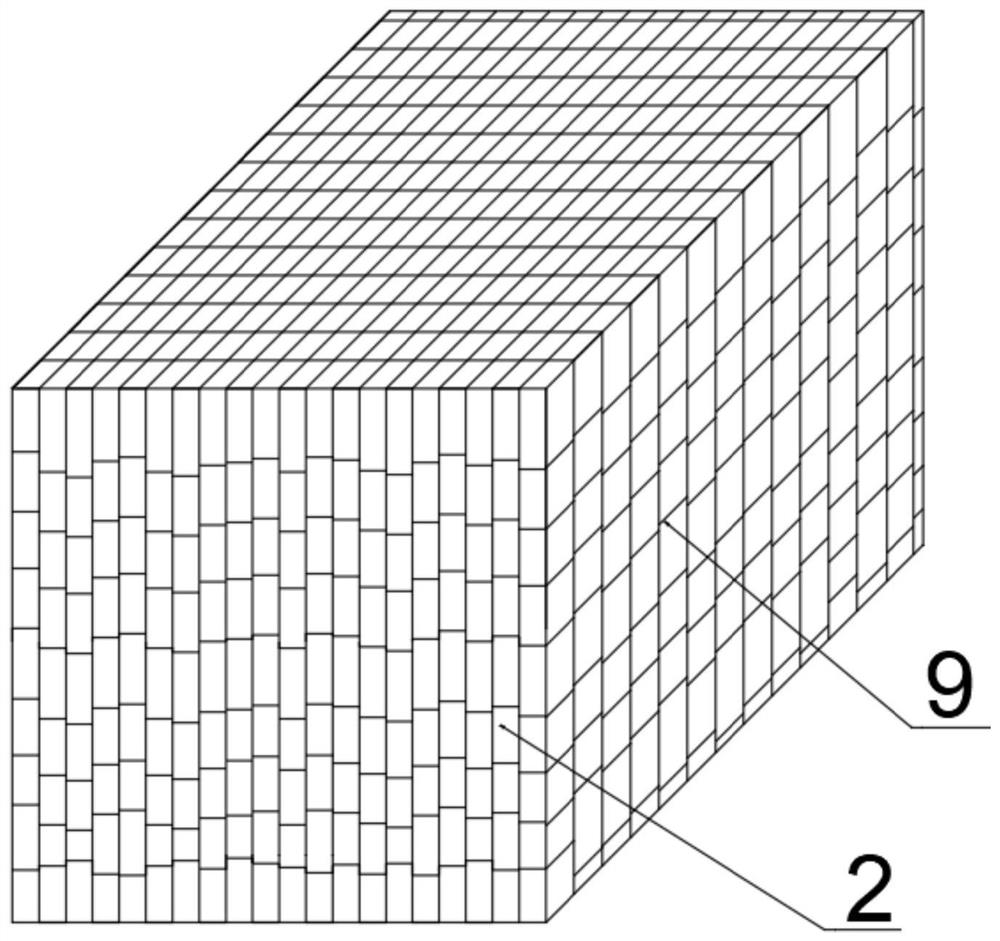 Test method for simulating tunnel to pass through columnar jointed rock mass