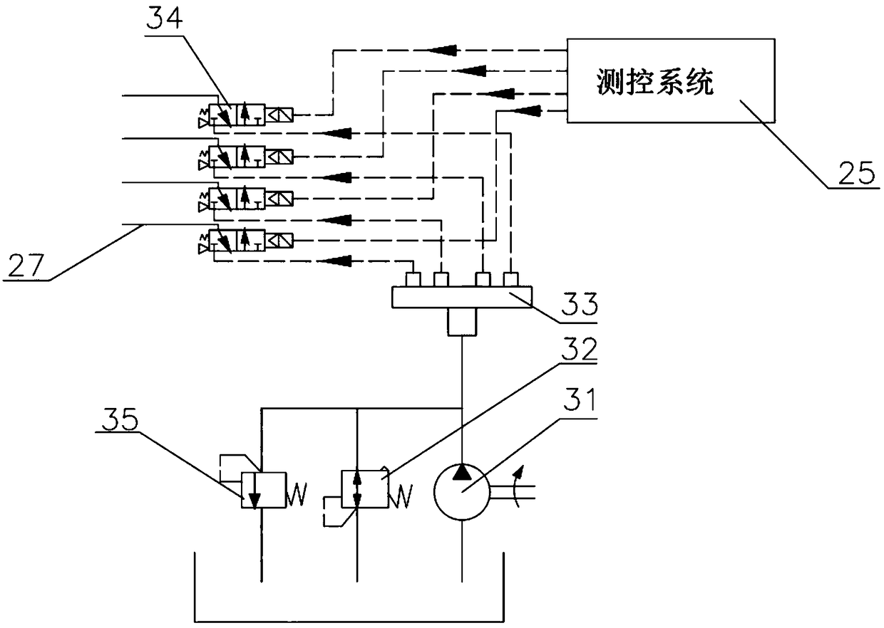 Liquid-spraying online dynamic balancing terminal suitable for large outer diameter external thread grinder spindle