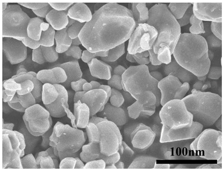 Preparation method of layered nano-nickel cobalt lithium aluminate as positive electrode material for lithium ion battery