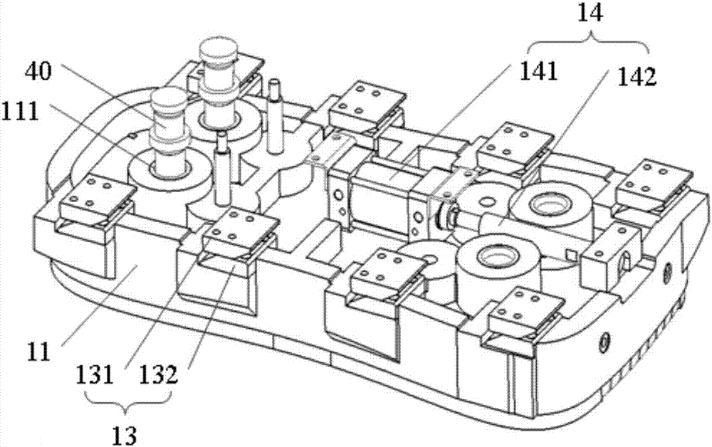 Stamping blanking die with switching mechanism