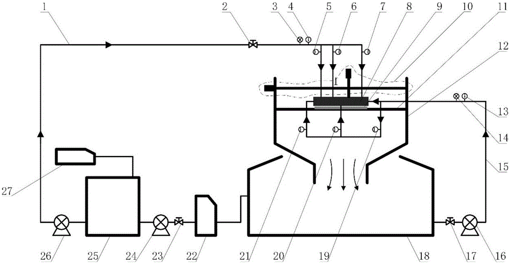 Efficient fluid finishing method and device based on structure cavitation effect