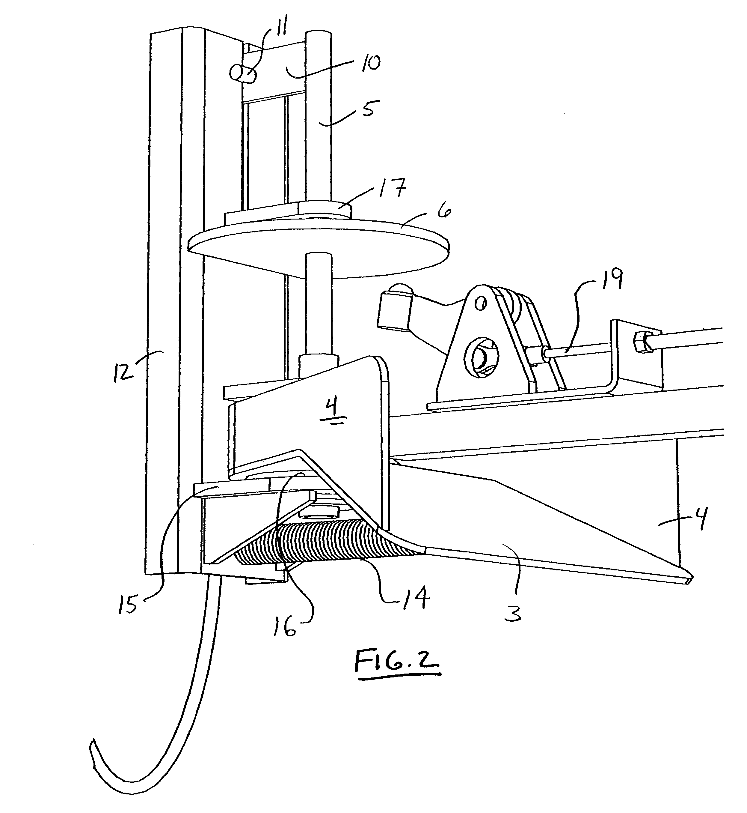 Self-aligning hitch assembly