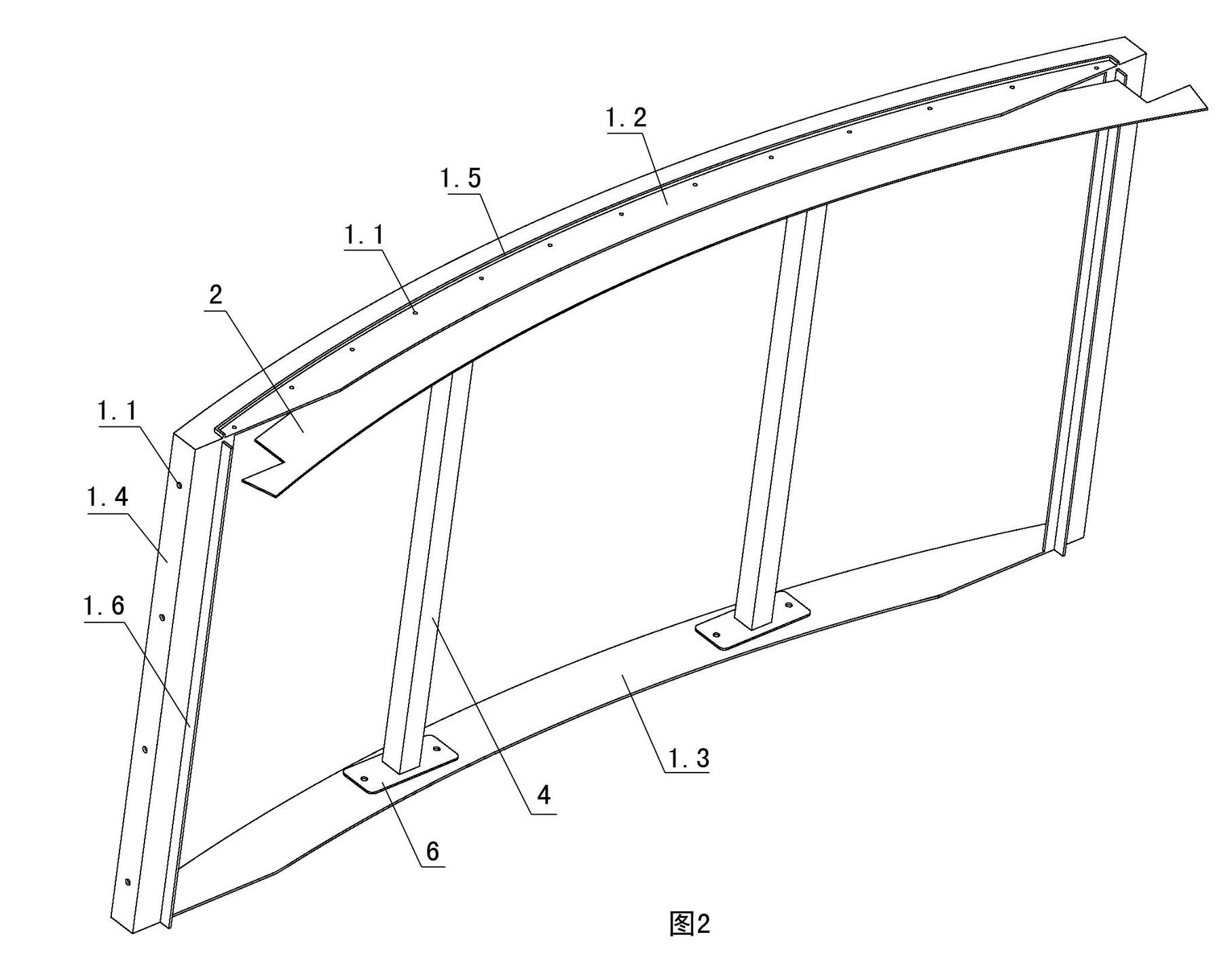 Fast inlaying grafting assembly swimming pool