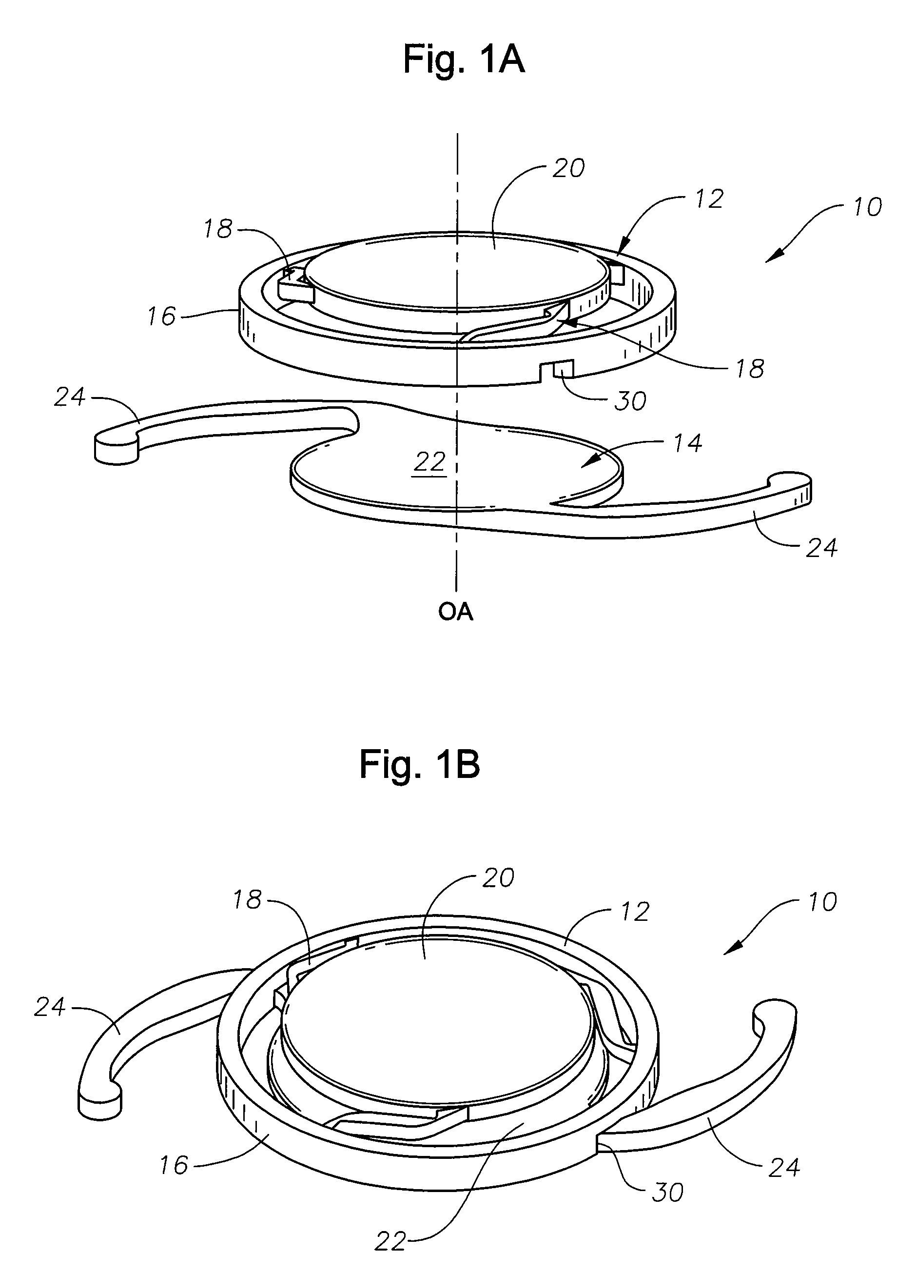 Accommodative intraocular lens system