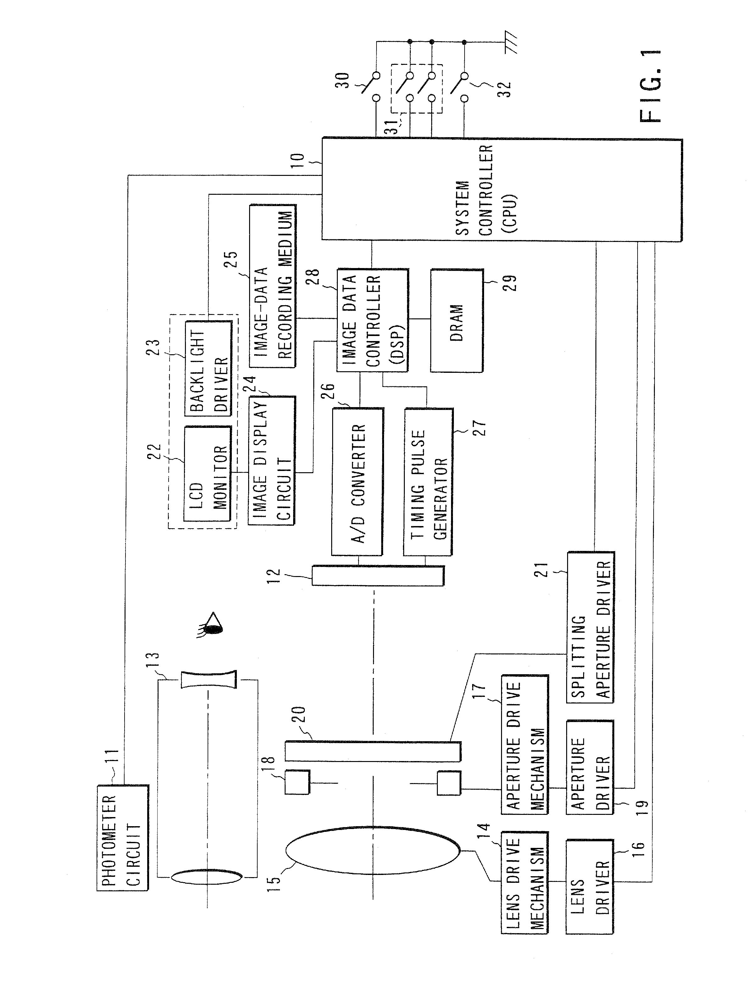 Electronic still camera with capability to perform optimal focus detection according to selected mode