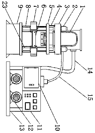 Forming pressing-fit machine for car brake pad