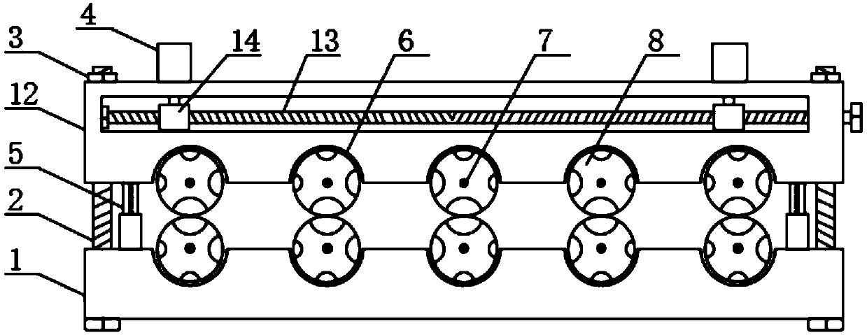 Novel construction wiring device with adjustment function and adjustment method for novel construction wiring device with adjustment function