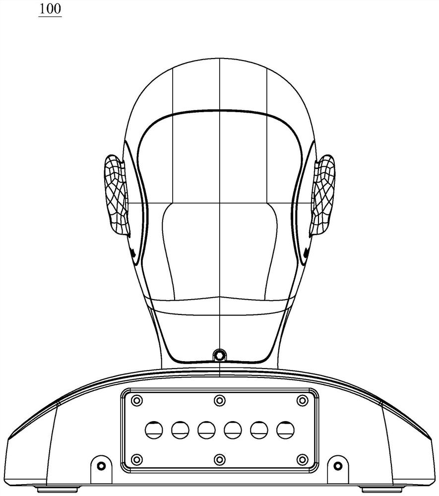 Human head model ENC testing device for simulating intracranial mouth-to-ear sound path conduction