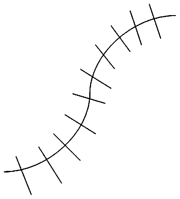 Railway engineering earthwork calculation method based on engineering reference ellipsoidal surface