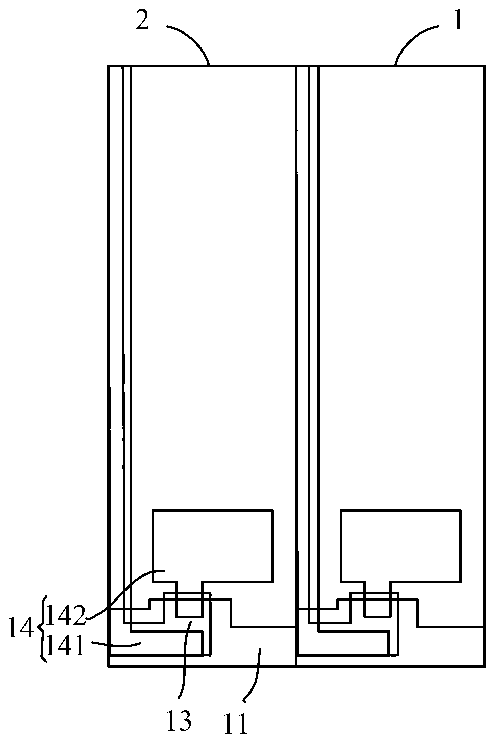 Pixel structure of display panel and manufacturing method thereof