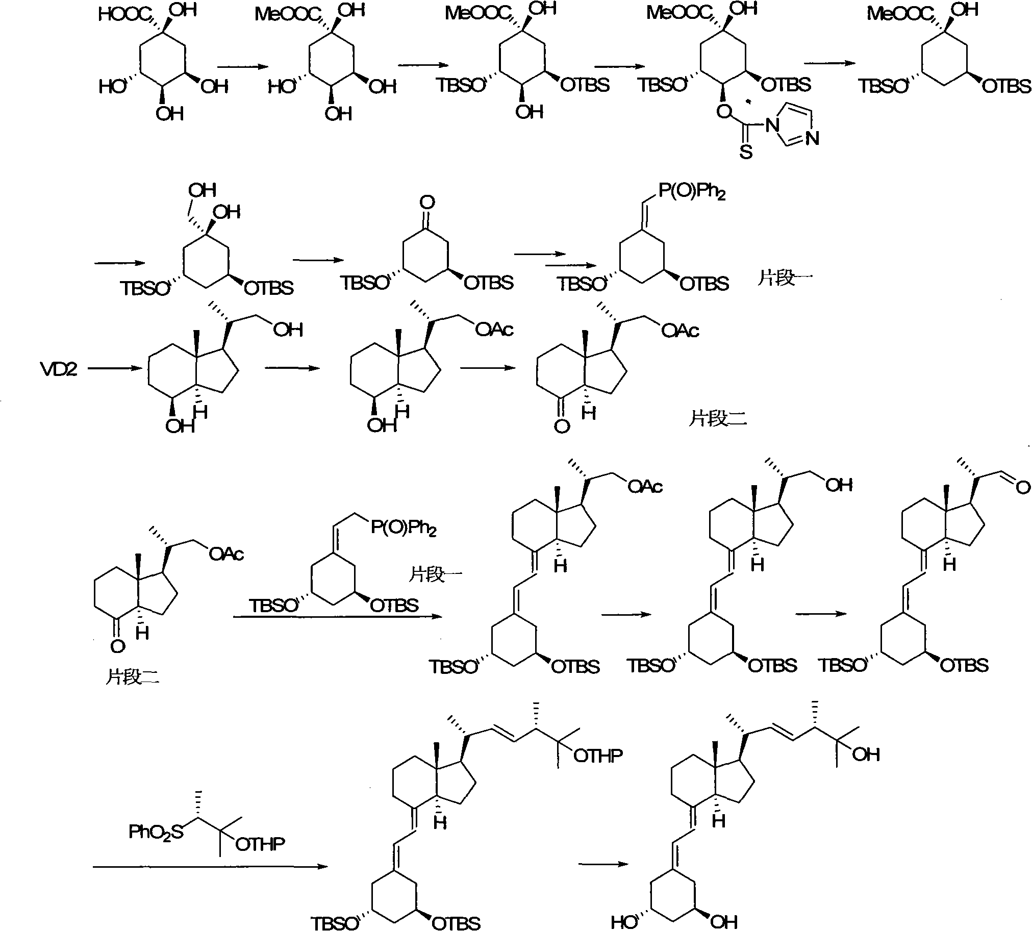 Preparation method of paricalcitol