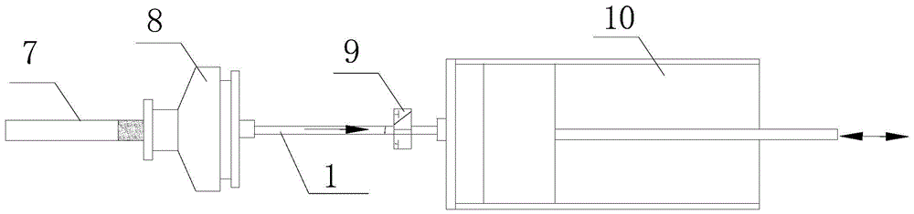 A method for capturing and measuring ammonia in mainstream cigarette smoke and a device for capturing ammonia in the gas phase