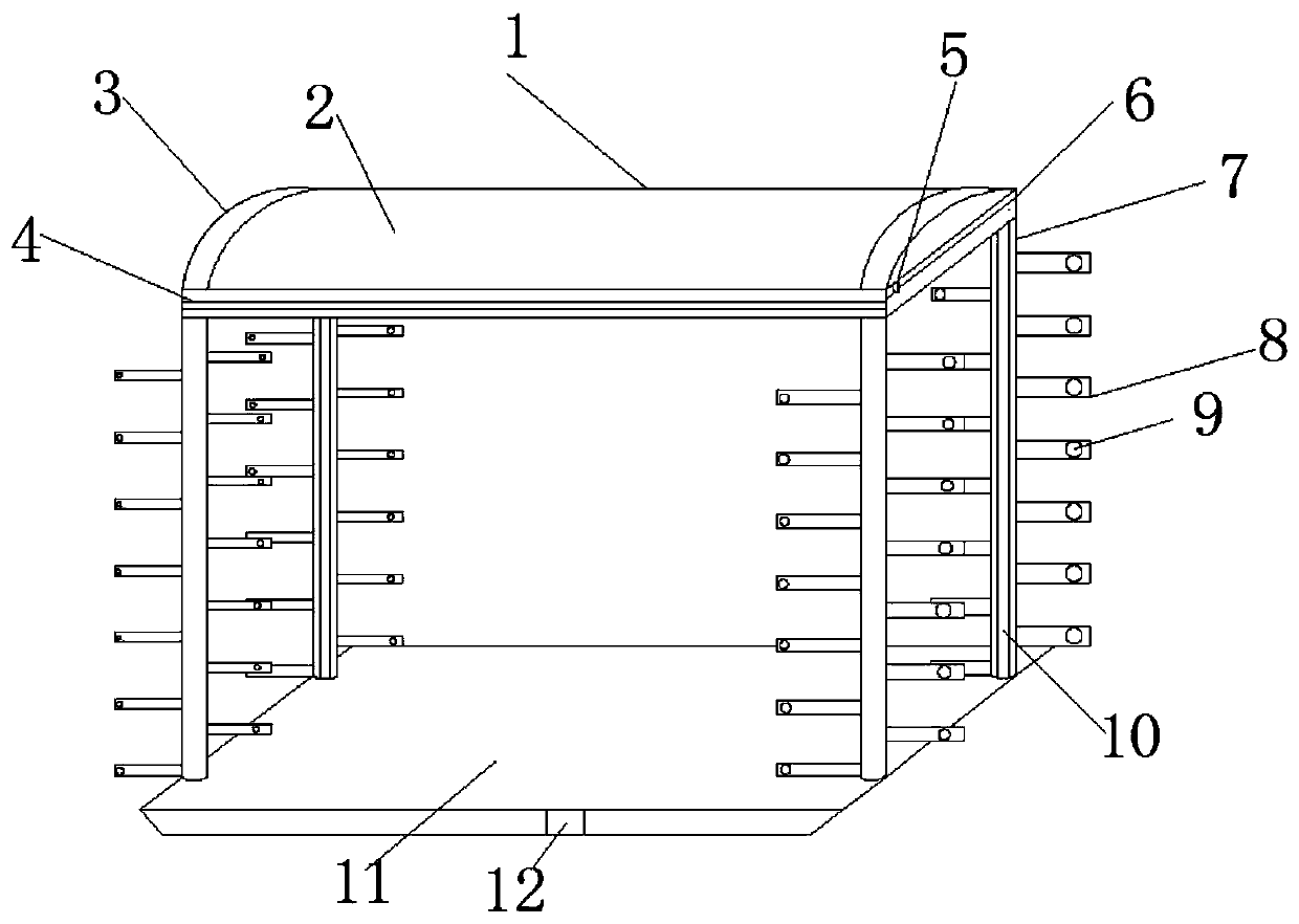 Adjustable bowl airing frame