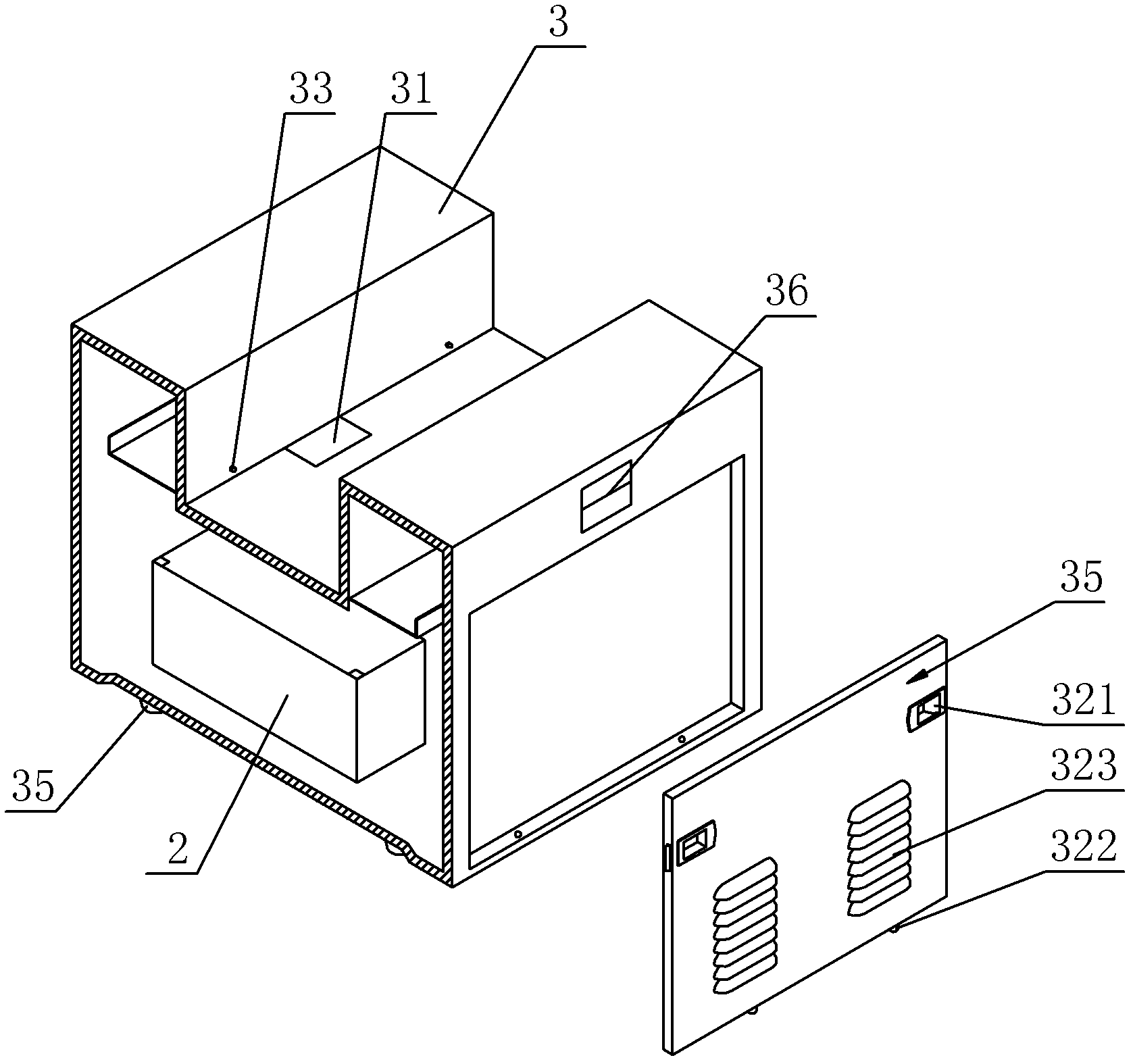 The control device of the solar power generation system and the integrated generator that can be assembled and disassembled