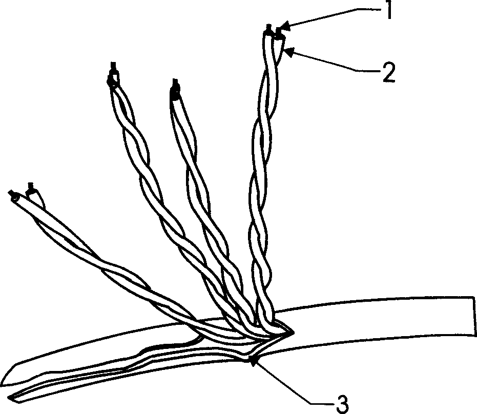 High-speed high-performance communication cable and its manufacturing process