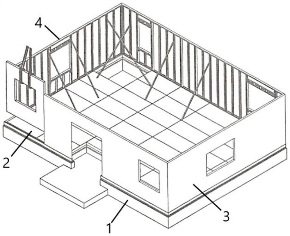 Main structure of green prefabricated building