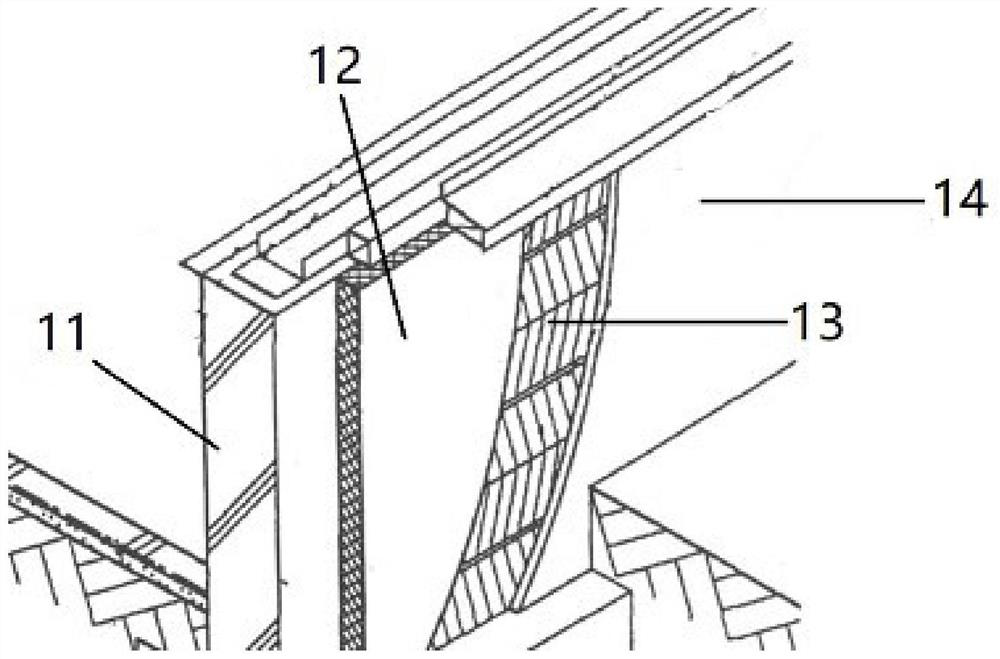 Main structure of green prefabricated building