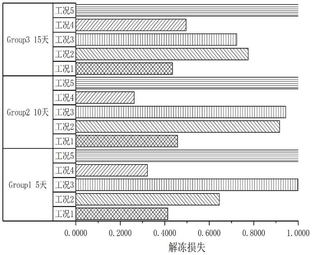 Variable intermittent ratio magnetic field assisted storage method for meat