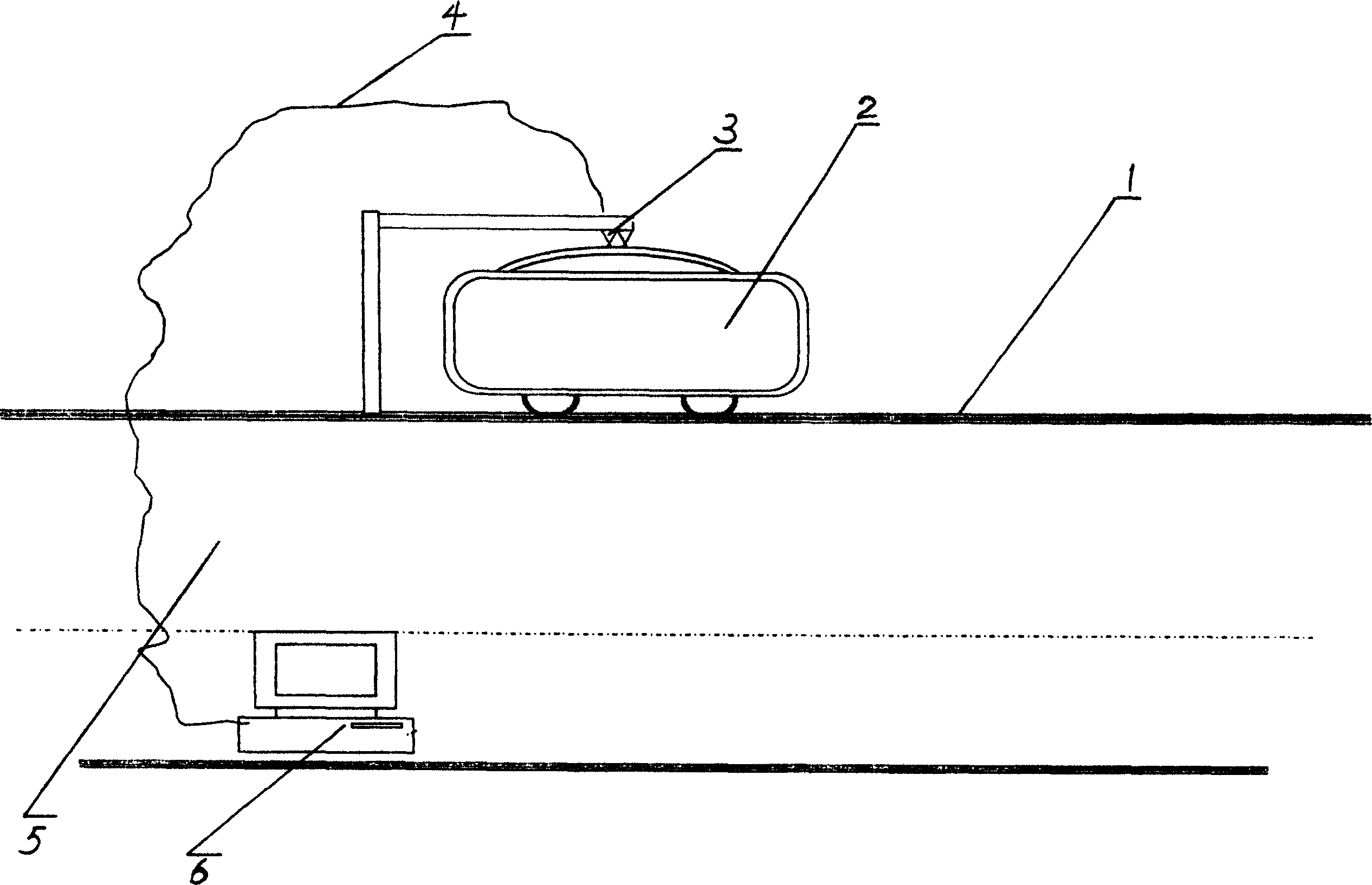 Automatic method of measuring temperature for coke furnace and system of measuring temperature