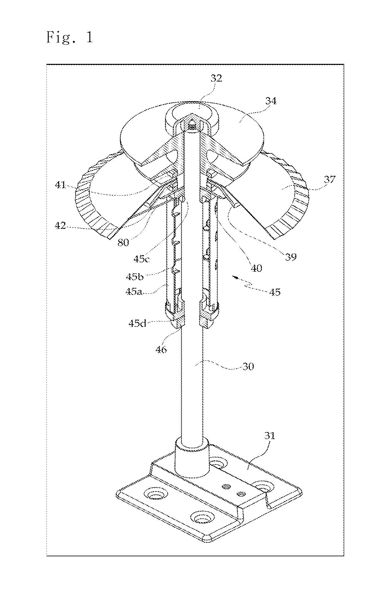 Bipolar lightning protection apparatus having light emitting unit