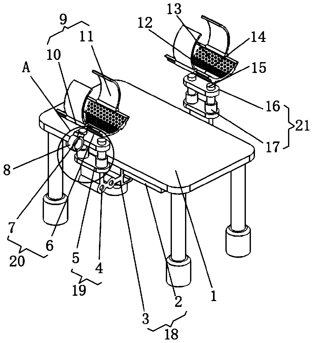 Catheter bed of peripherally inserted central vein catheter