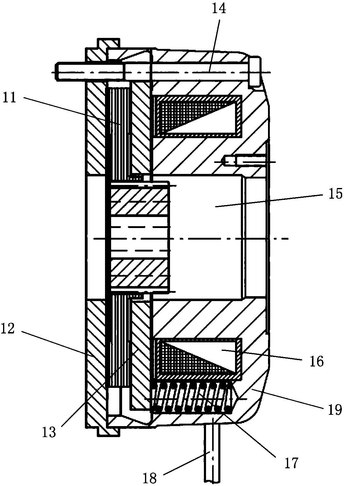 State detection circuit and a state detection method of electromagnetic brake