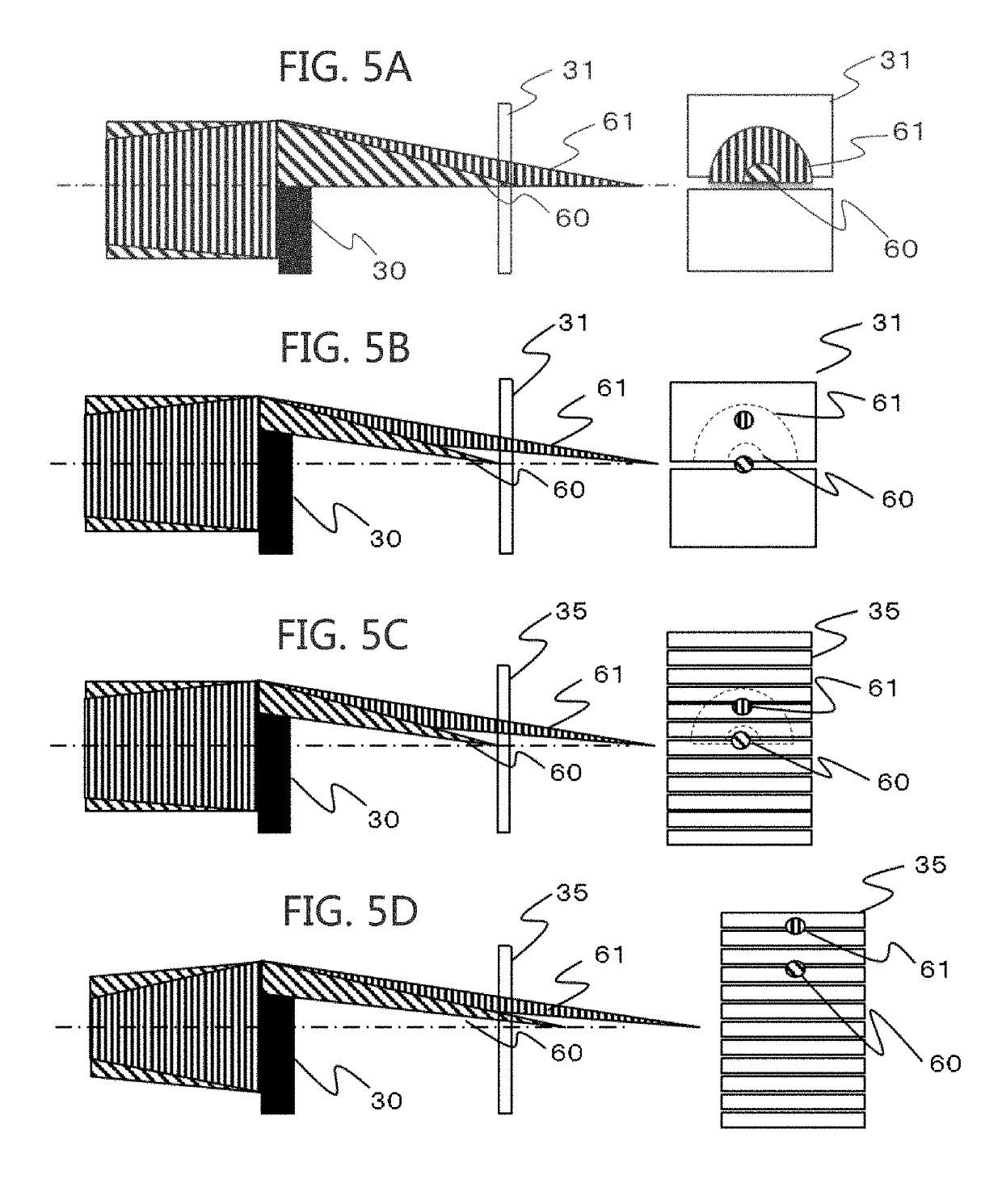 Optical module for optical height measurement