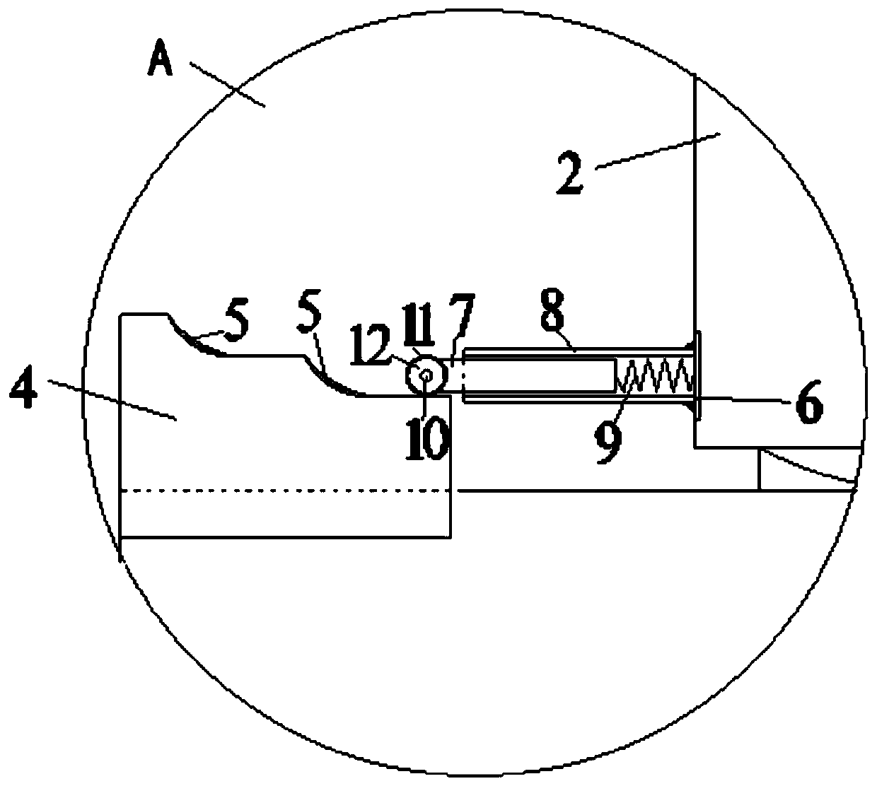 Rolling lifting type bridge anti-seismic check block device