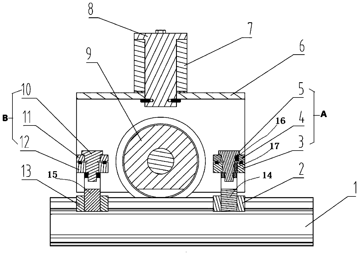 Concrete feeding vehicle walking device and concrete feeding vehicle