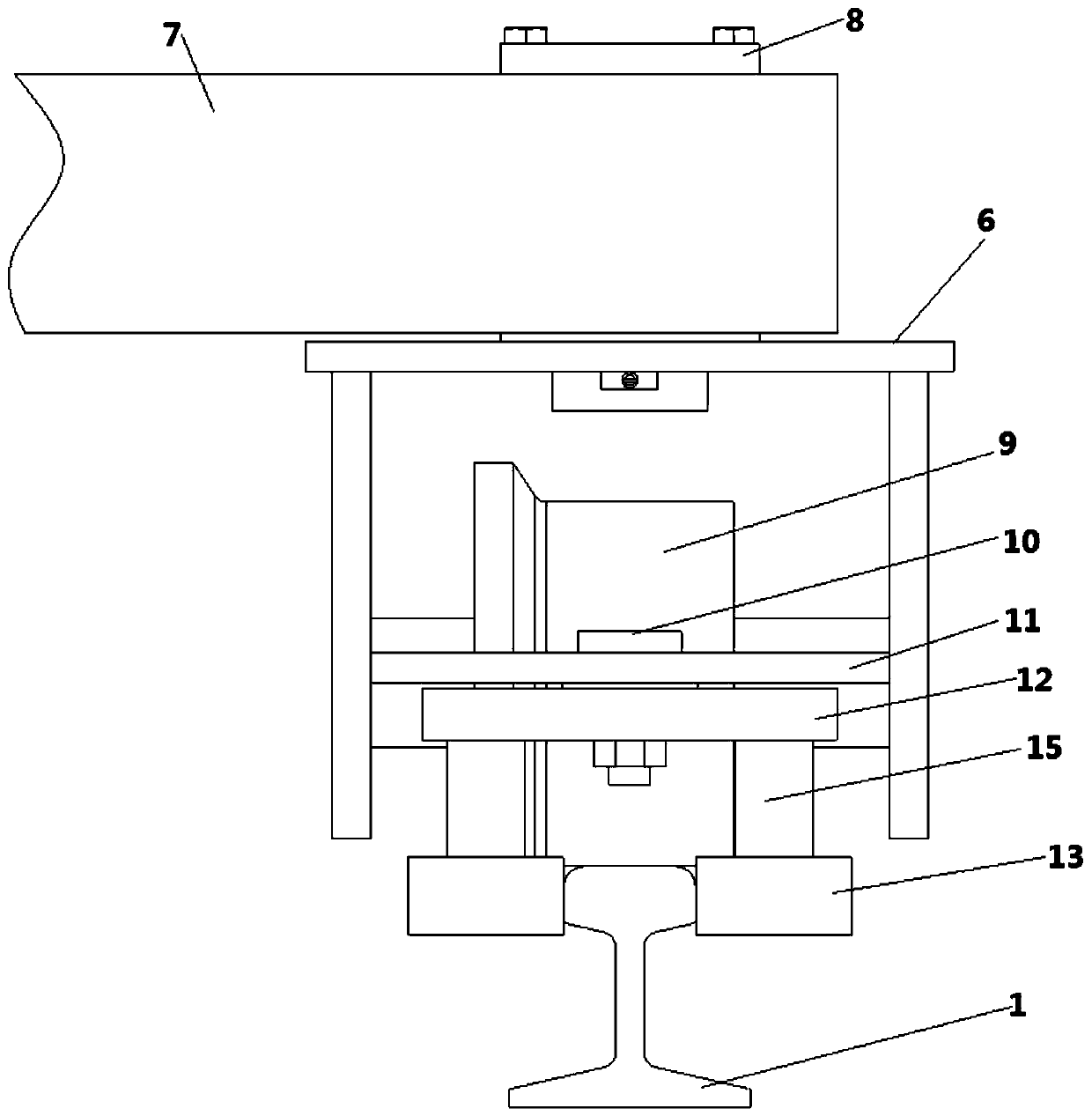 Concrete feeding vehicle walking device and concrete feeding vehicle