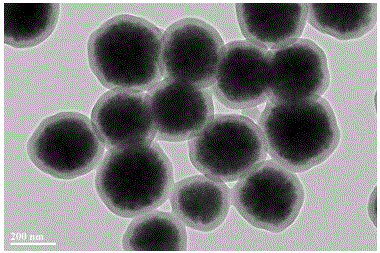 A preparation method of functional magnetic adsorbent for industrial wastewater treatment