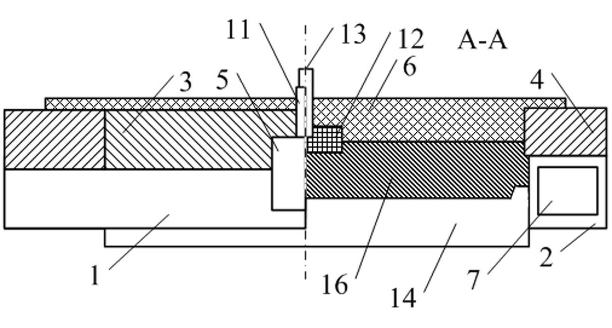 Continuous casting method and device for aluminum alloy compounded ingot