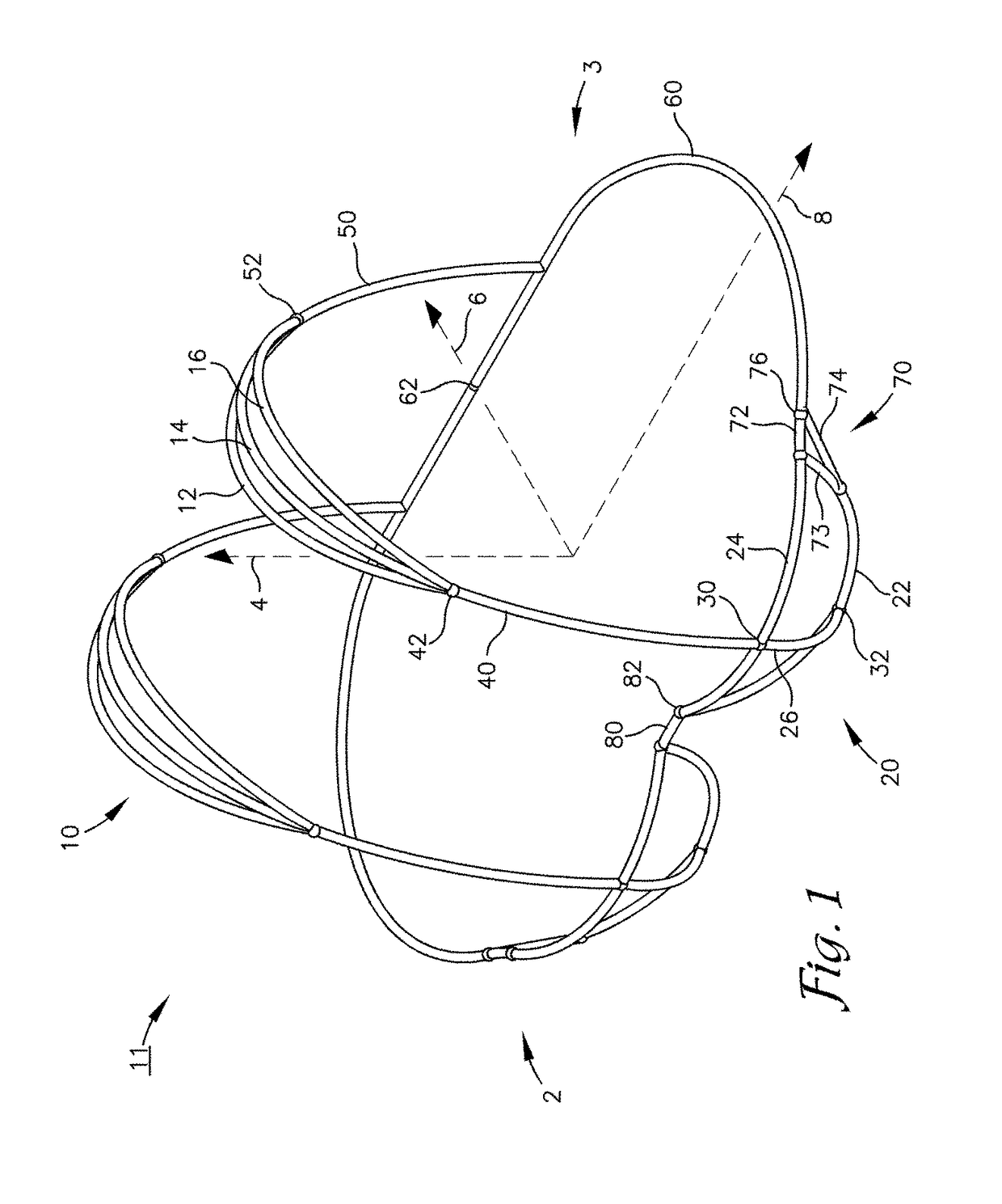 Modulating chest support structure