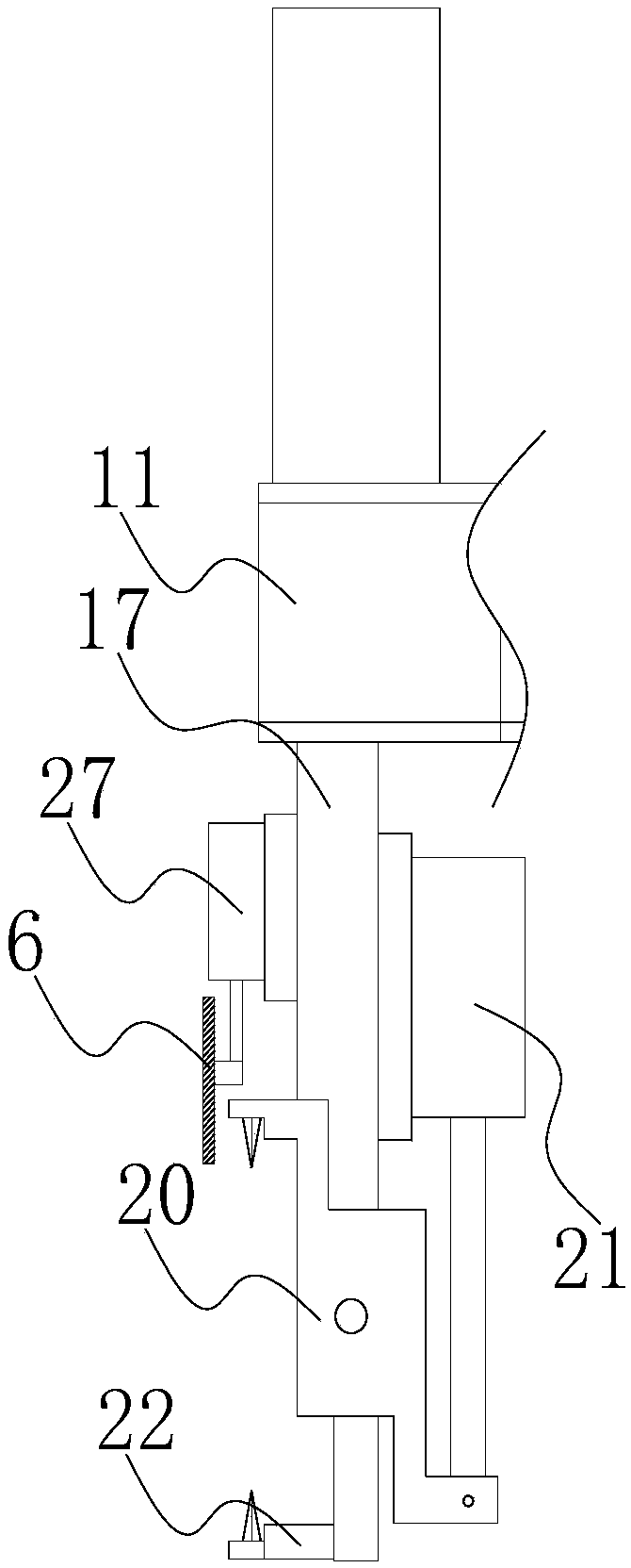 An automatic batch electroplating device for open steel cups