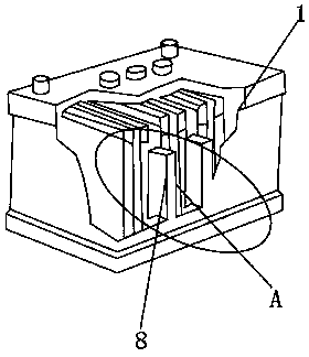 Stable battery with stable discharge performance