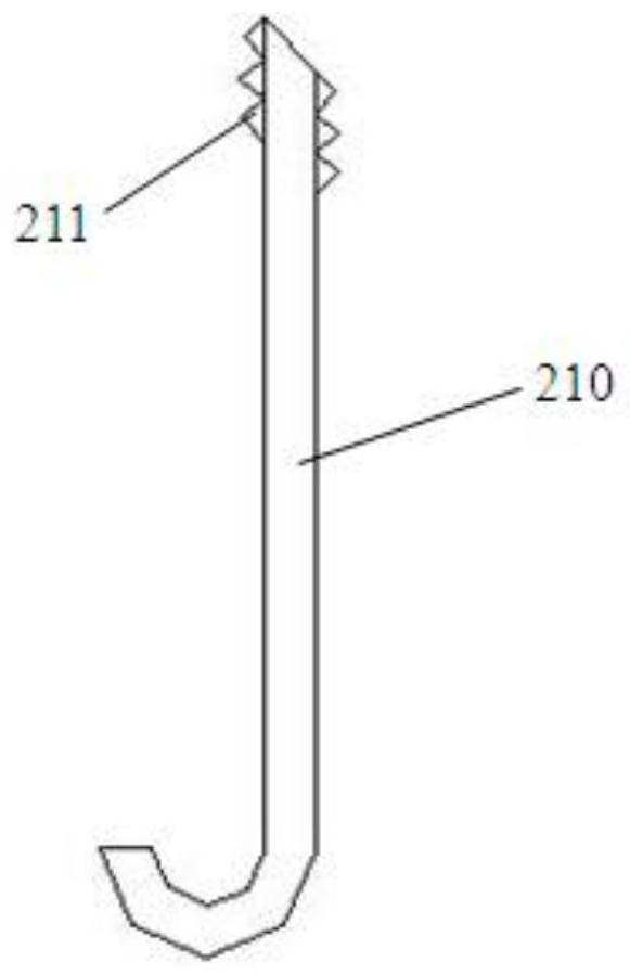 Steel structure foundation embedded bolt structure and construction method thereof