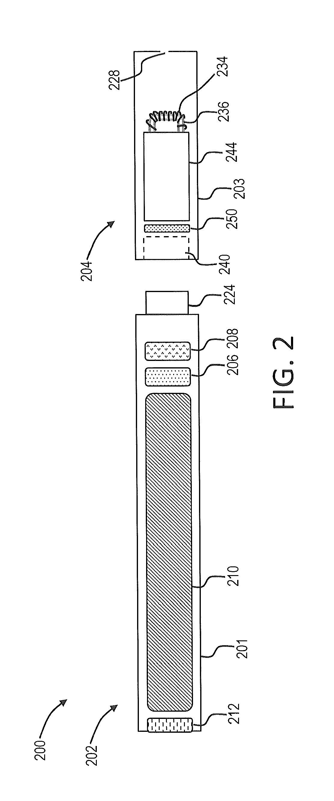 Electronic smoking article with improved storage of aerosol precursor compositions