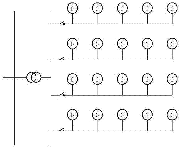 Method for selecting type of topological structure of offshore wind power plant current collecting system