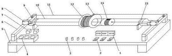 Analysis demonstration instrument for Lenz law and Faraday law of electromagnetic induction