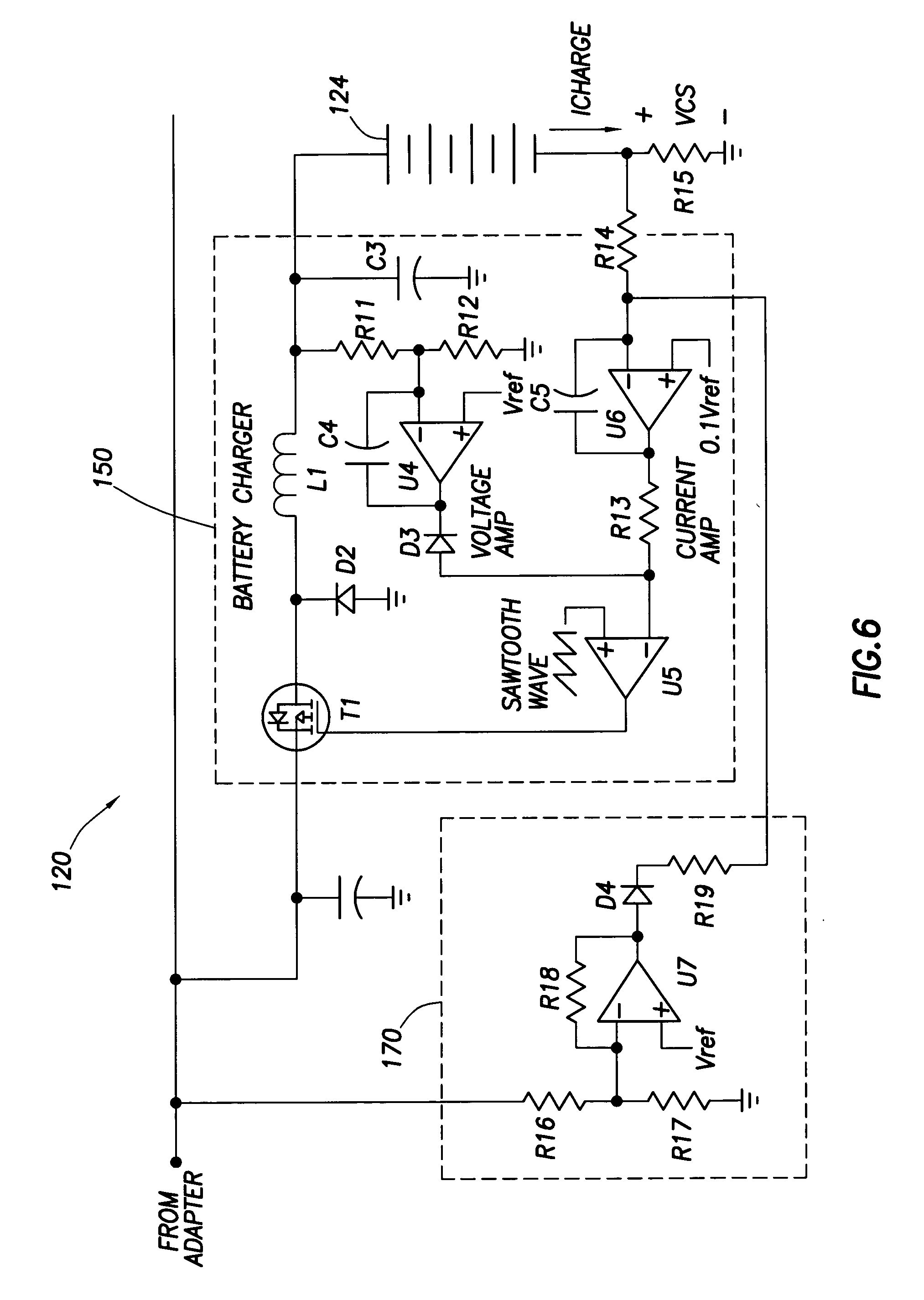 Technique for conveying overload conditions from an AC adapter to a load powered by the adapter