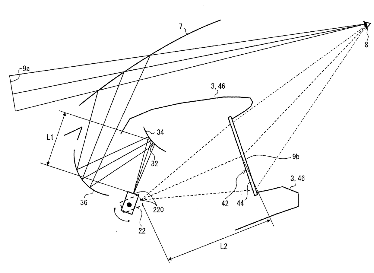 Vehicular display apparatus